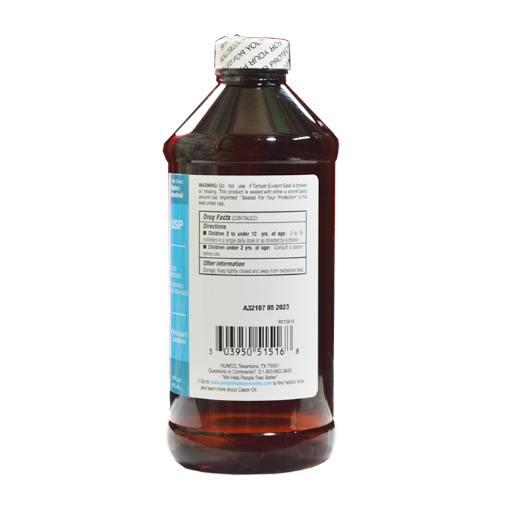 Humco Castor Oil (16 oz)