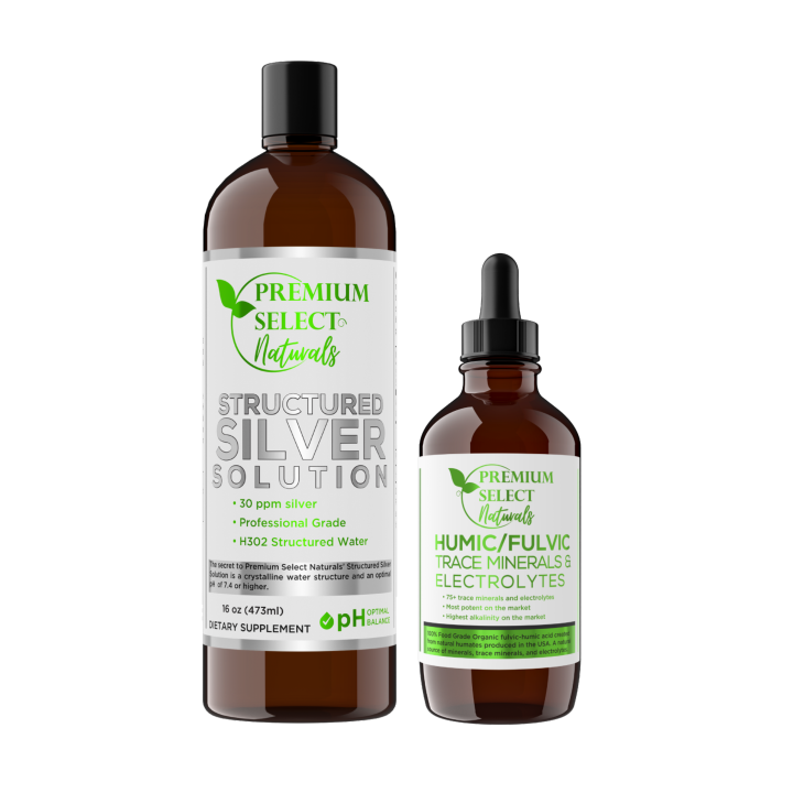 PSN Structured Silver Solution & PSN Humic/Fulvic Minerals (Save 30%)