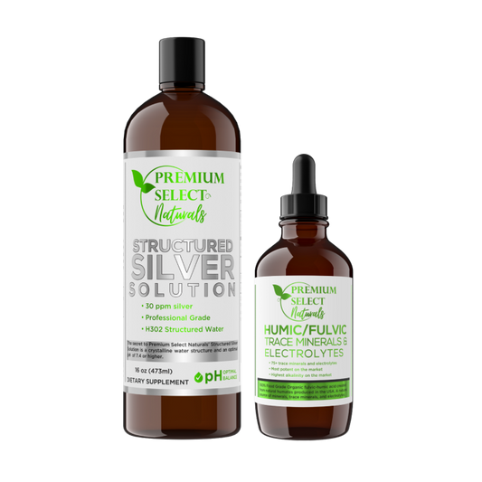 PSN Structured Silver Solution & PSN Humic/Fulvic Minerals (Save 30%)